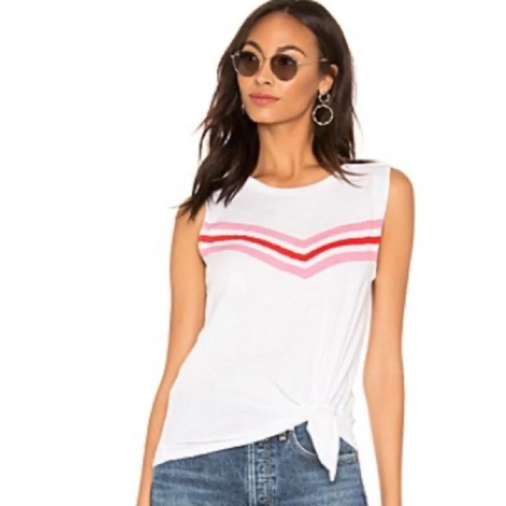 Generation Love Revolve Jessie Tie Top in White Small - Picture 2 of 7